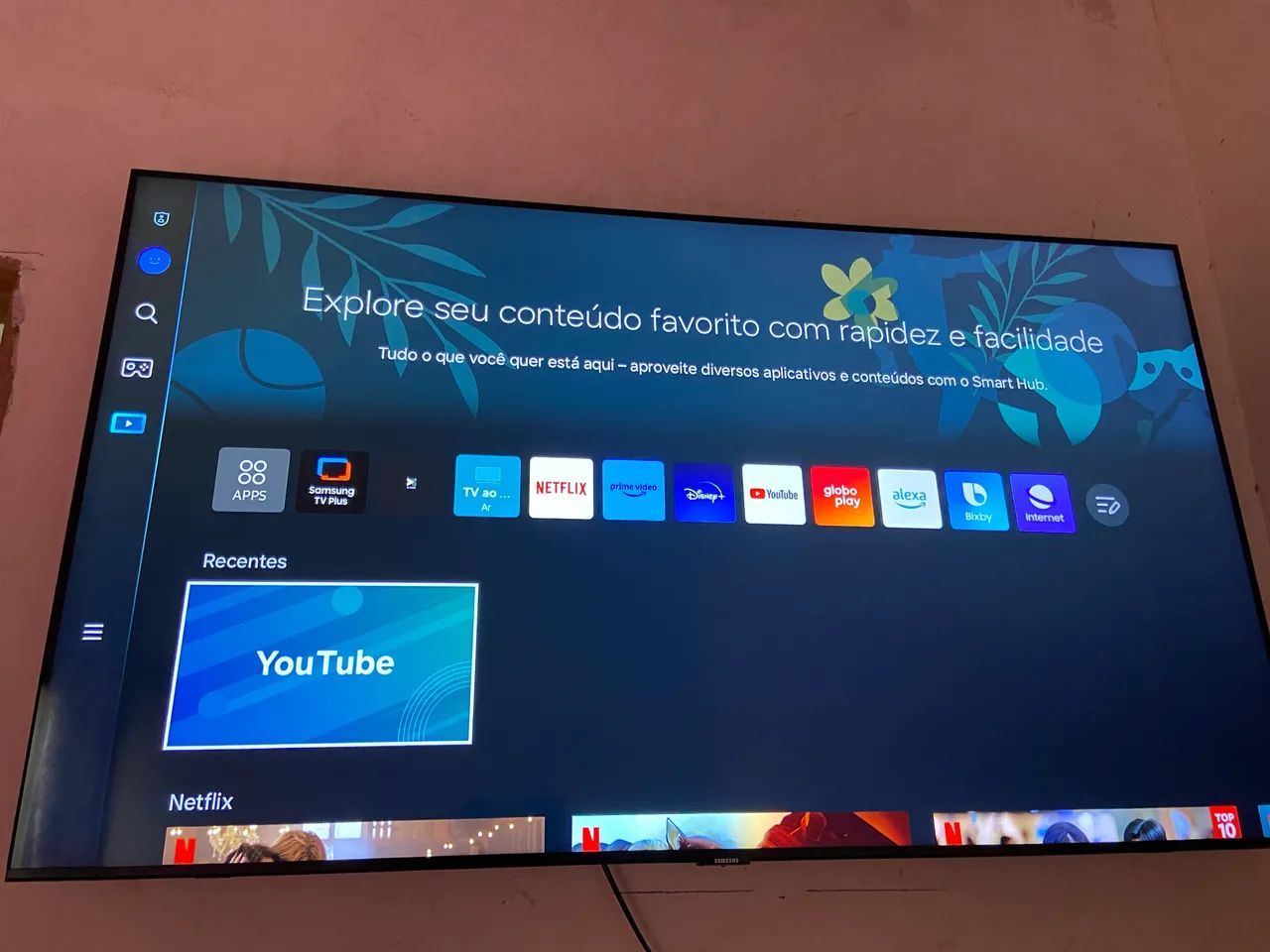 SMART TV 55 POLEGADAS 4K COM 5 MESES DE USO  - Foto 2