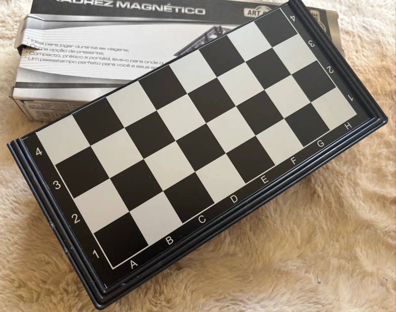 Mini jogo de Xadrez Magnético - Novo - Foto 2