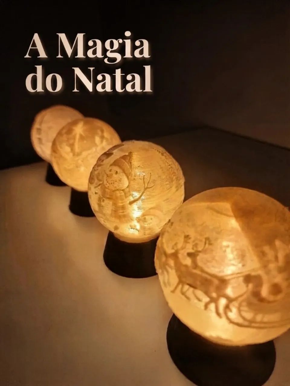 Luminária Globo Natalino