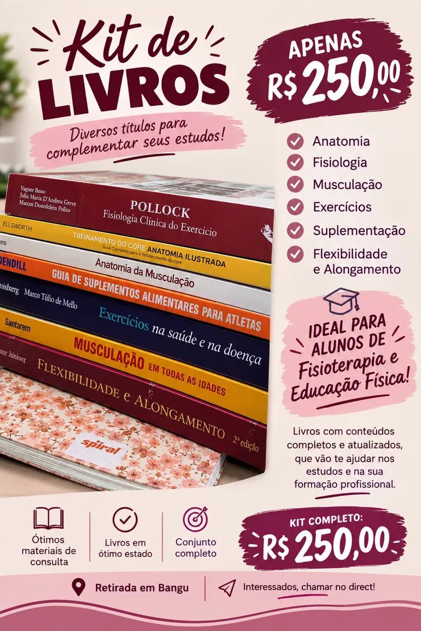 Kit livros de estudo 