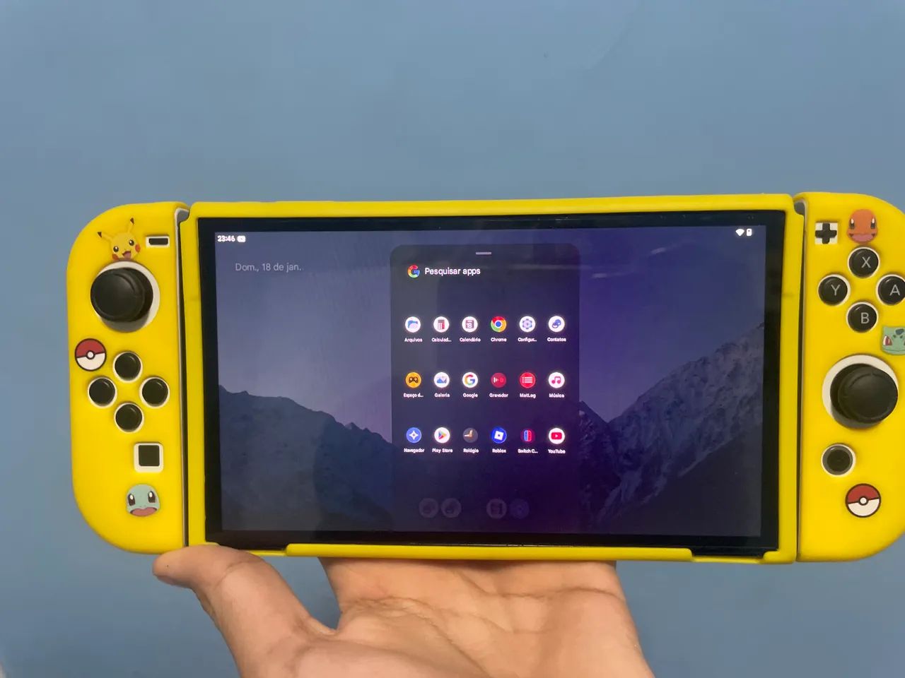 Nitendo Switch Oled - Desbloqueado e com Android  - Foto 4