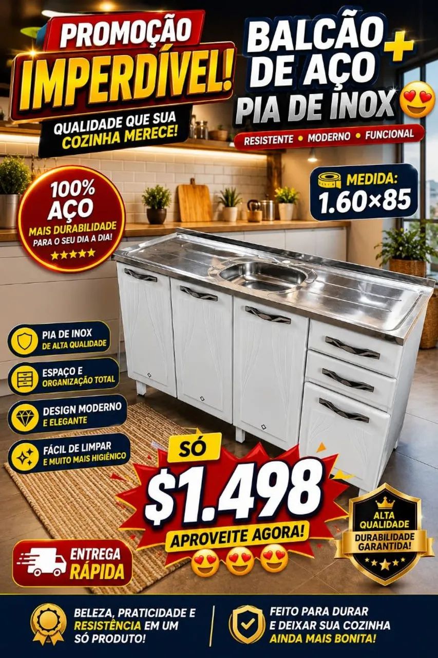 Balcão completo