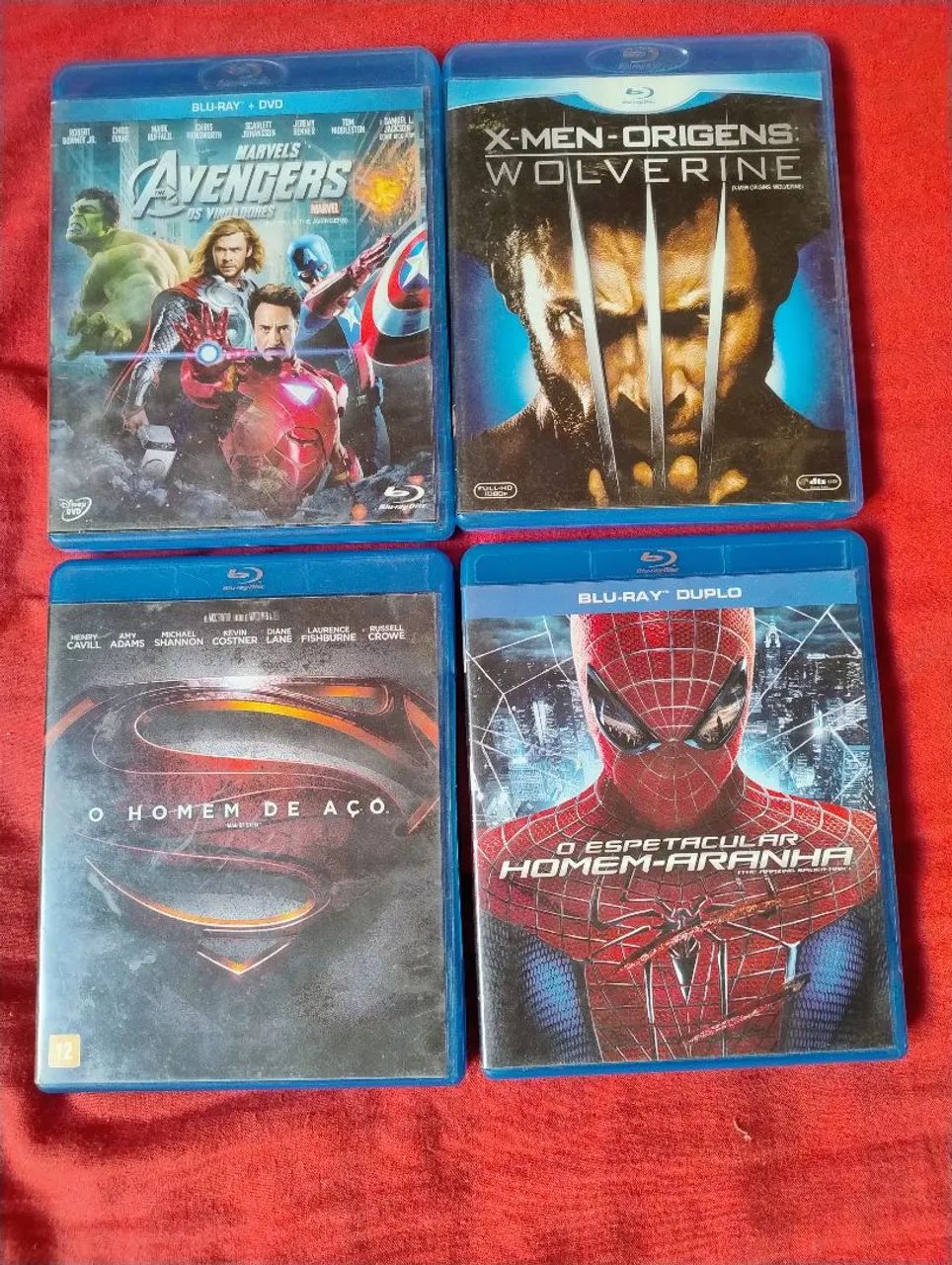 Blu-rays Super heróis 