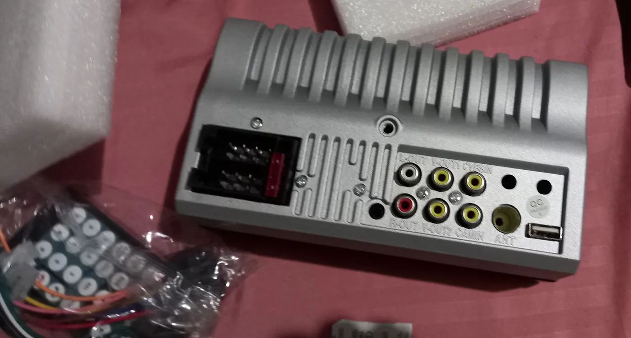 Kit mult mídia mais auto falantes novos e antena interna.  - Foto 5