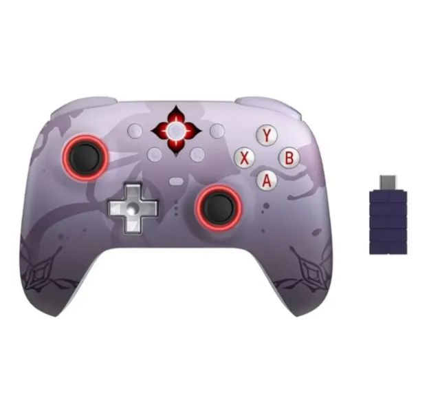 Joystick 8bitdo Ultimate 2 Evernight Honkai Star Rail Violeta - Foto 3