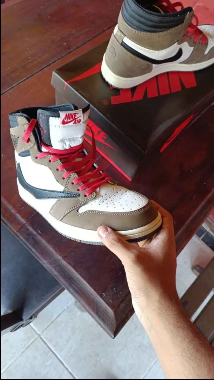Tenis jordan 1 Travis Scott high original com a caixa - Foto 2