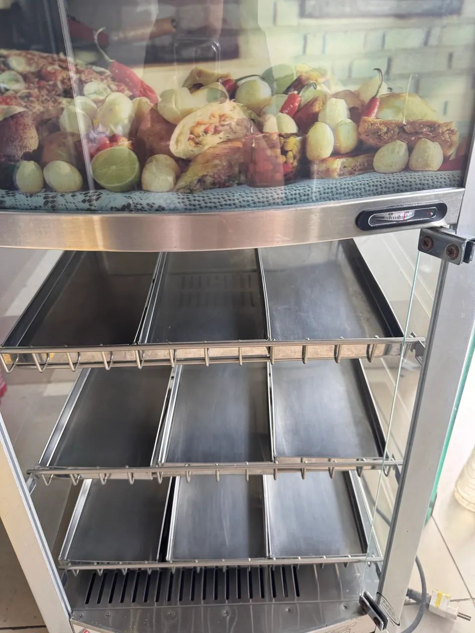 Estufa de salgado ou comida com 12 bandejas 