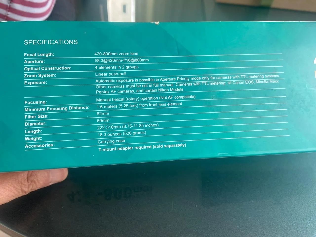 Lente câmera profissional  - Foto 4