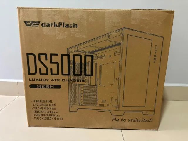 Gabinete DarkFlash DS5000 Mesh ATX - Estado de Novo!