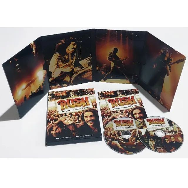 Dvd Duplo Rush Beyond The Lighted Stage Importado Edição Digipak - Foto 2