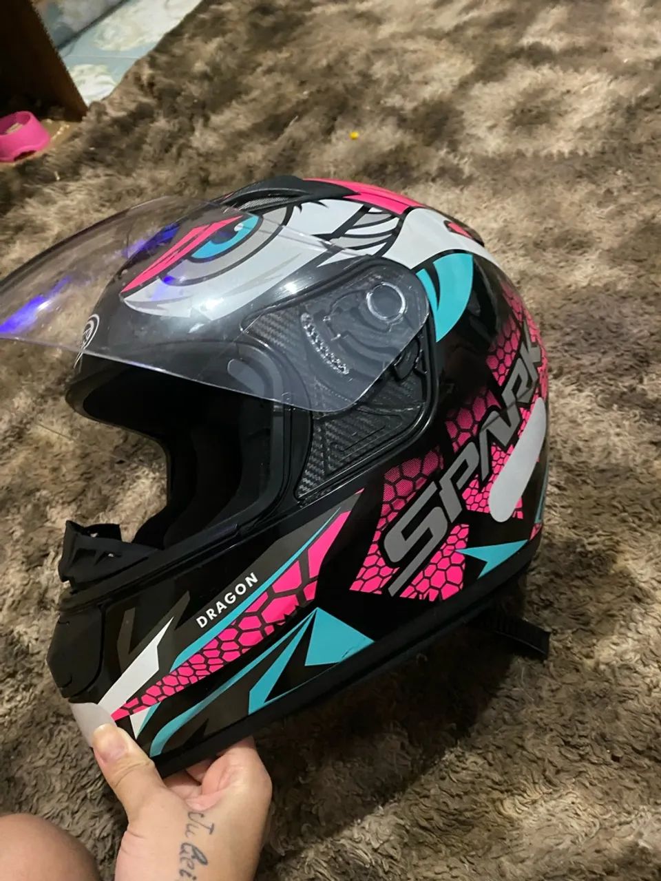 Capacete número 58, 180 ou troco  - Foto 3