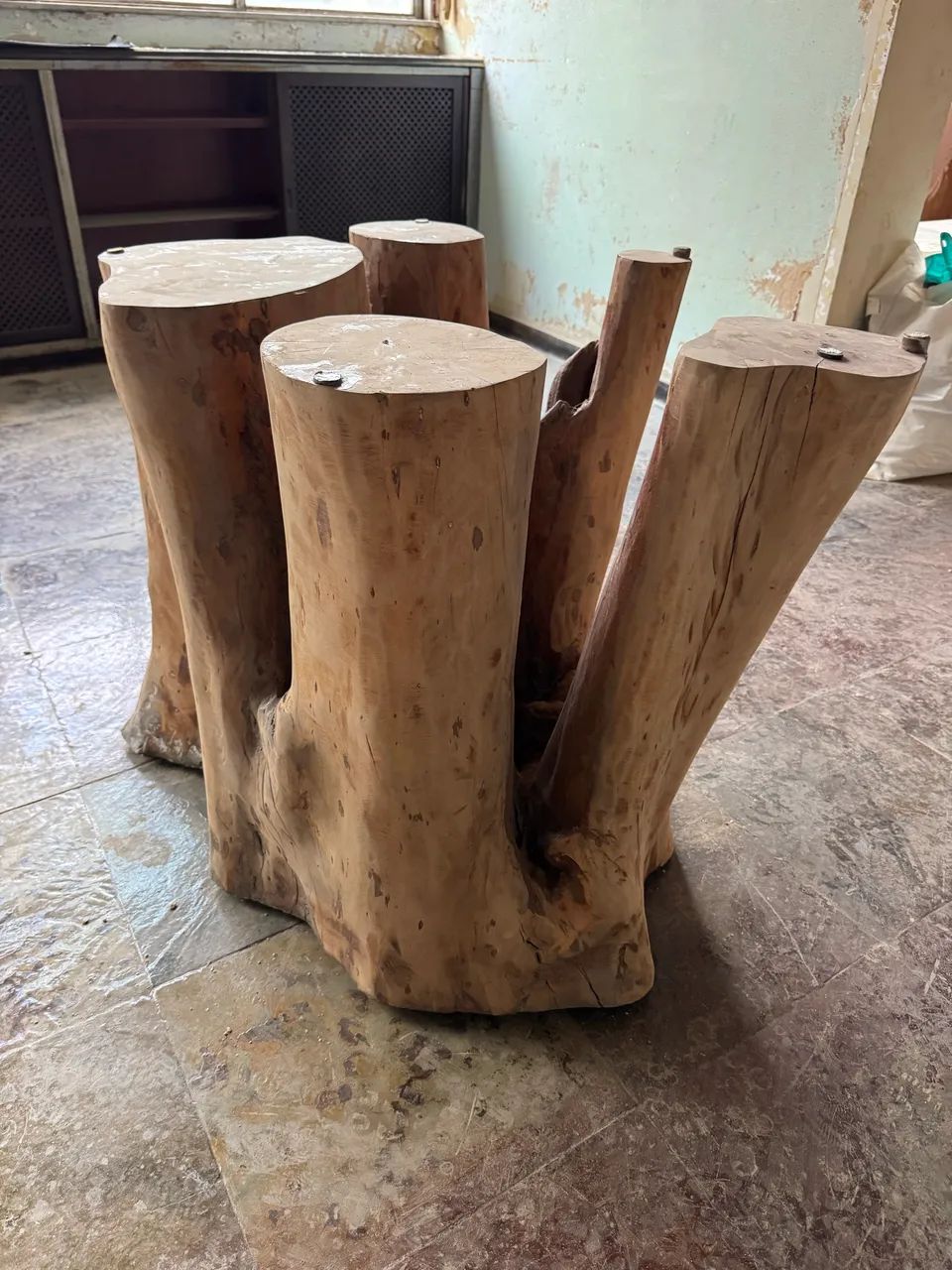 Base para Mesa em Madeira Maciça - Peça Rústica Exclusiva - Foto 4