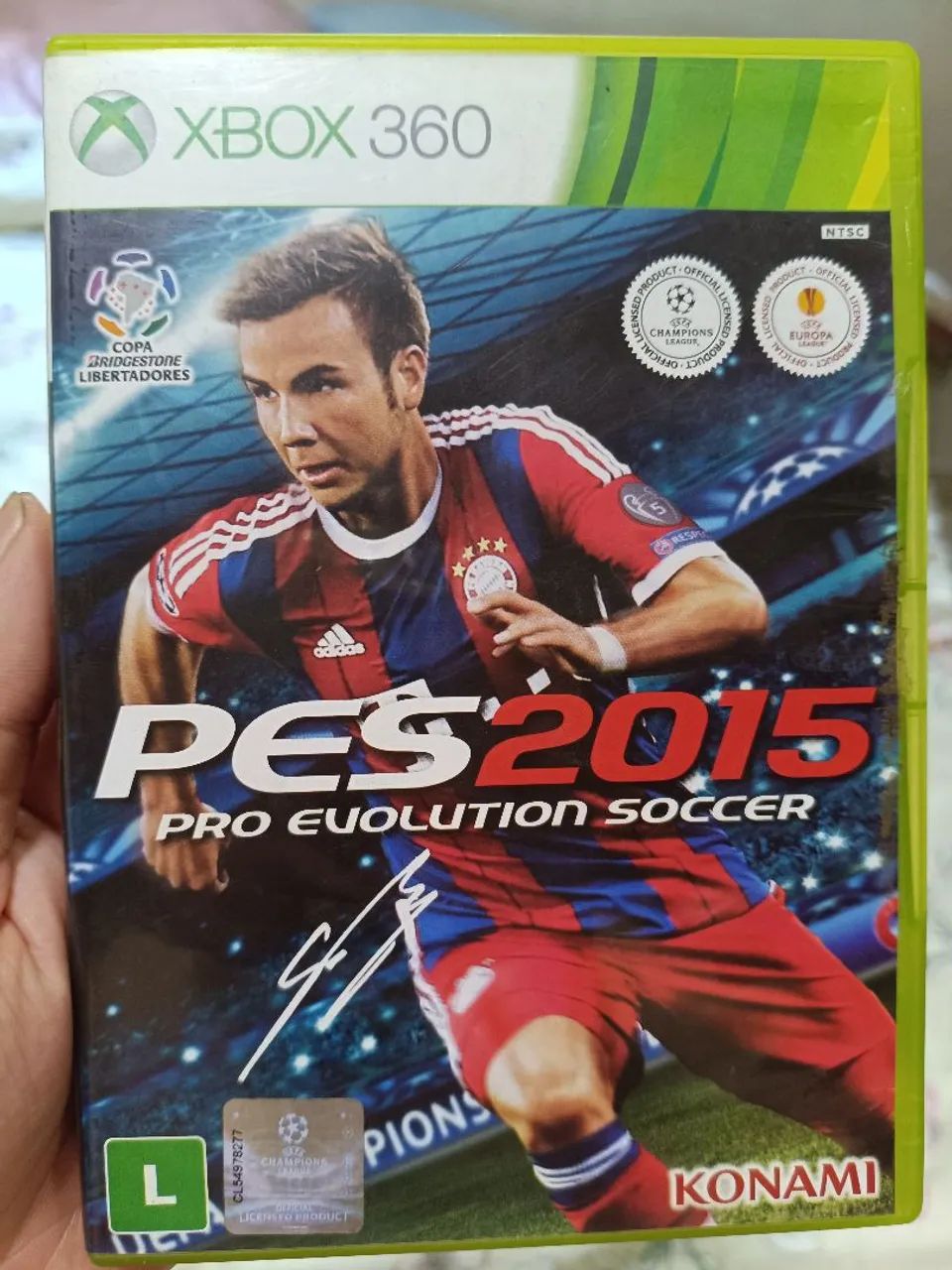 Jogo de Xbox 360 original PES 2015