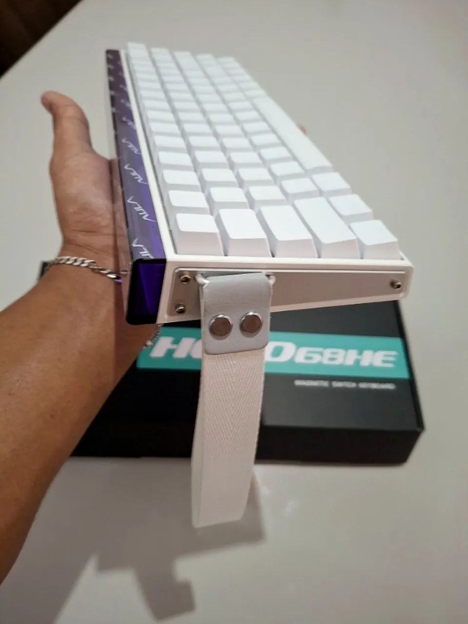 ? Teclado AULA Hero 68HE Magnético - NOVO ? - Foto 3