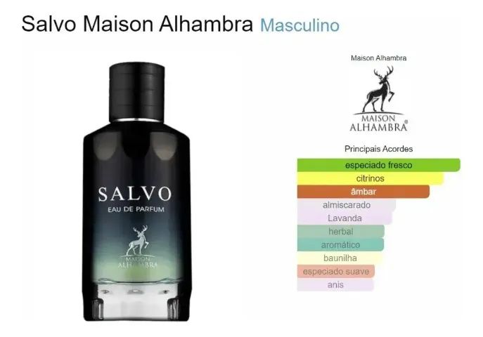 Perfume Salvo Eau de Parfum EDP 100ml - Foto 4