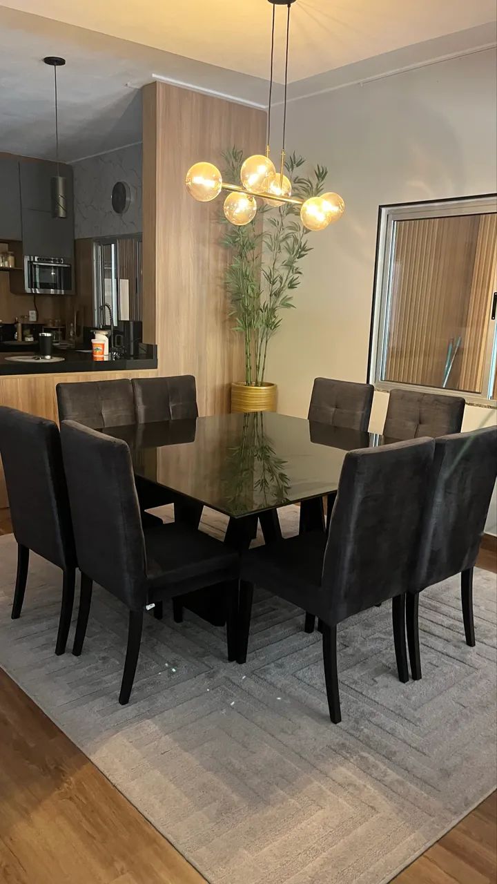 Mesa de jantar 8 lugares 