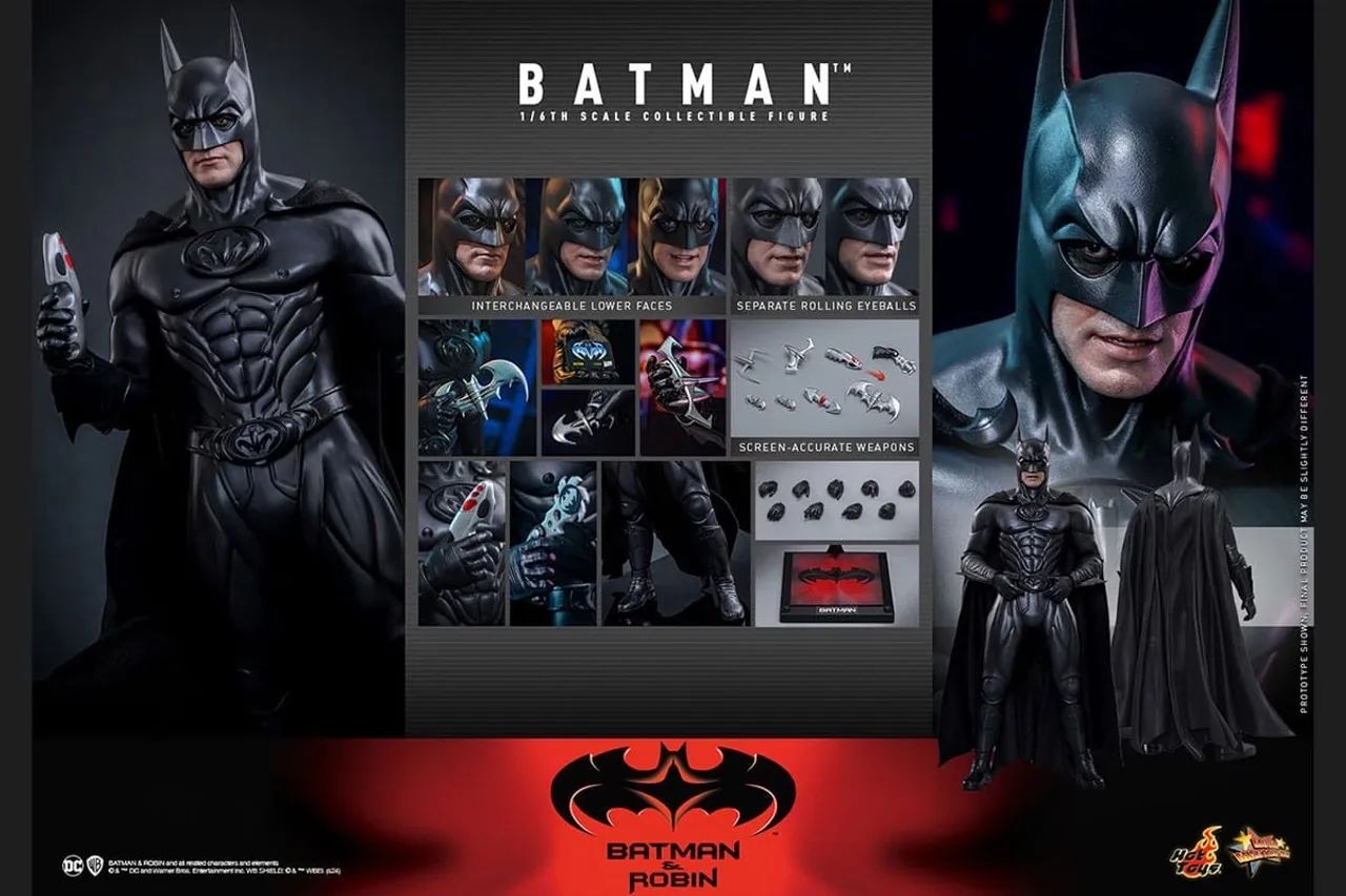 Hot Toys Batman& Robin George Clooney 