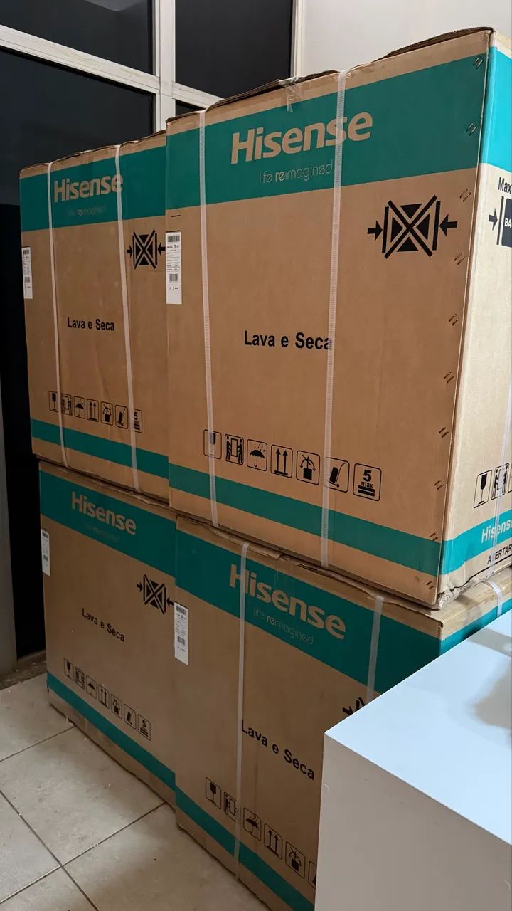 Lava e Seca Hisense 13KG WD5Q Nova Lacrada Nota e Garantia!! - Foto 5