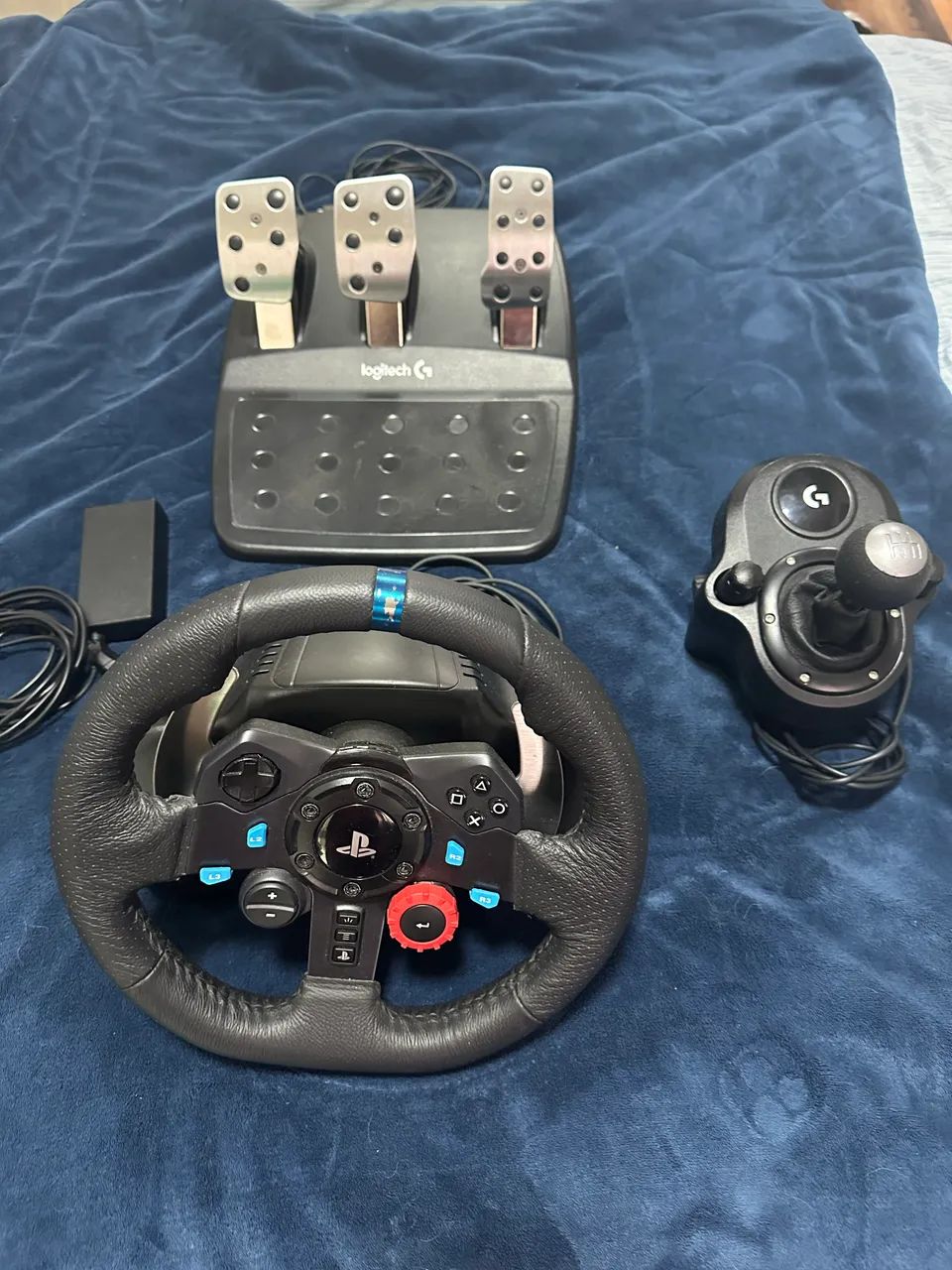 Volante g29 + cambio com caixa e todos acessórios.  - Foto 5