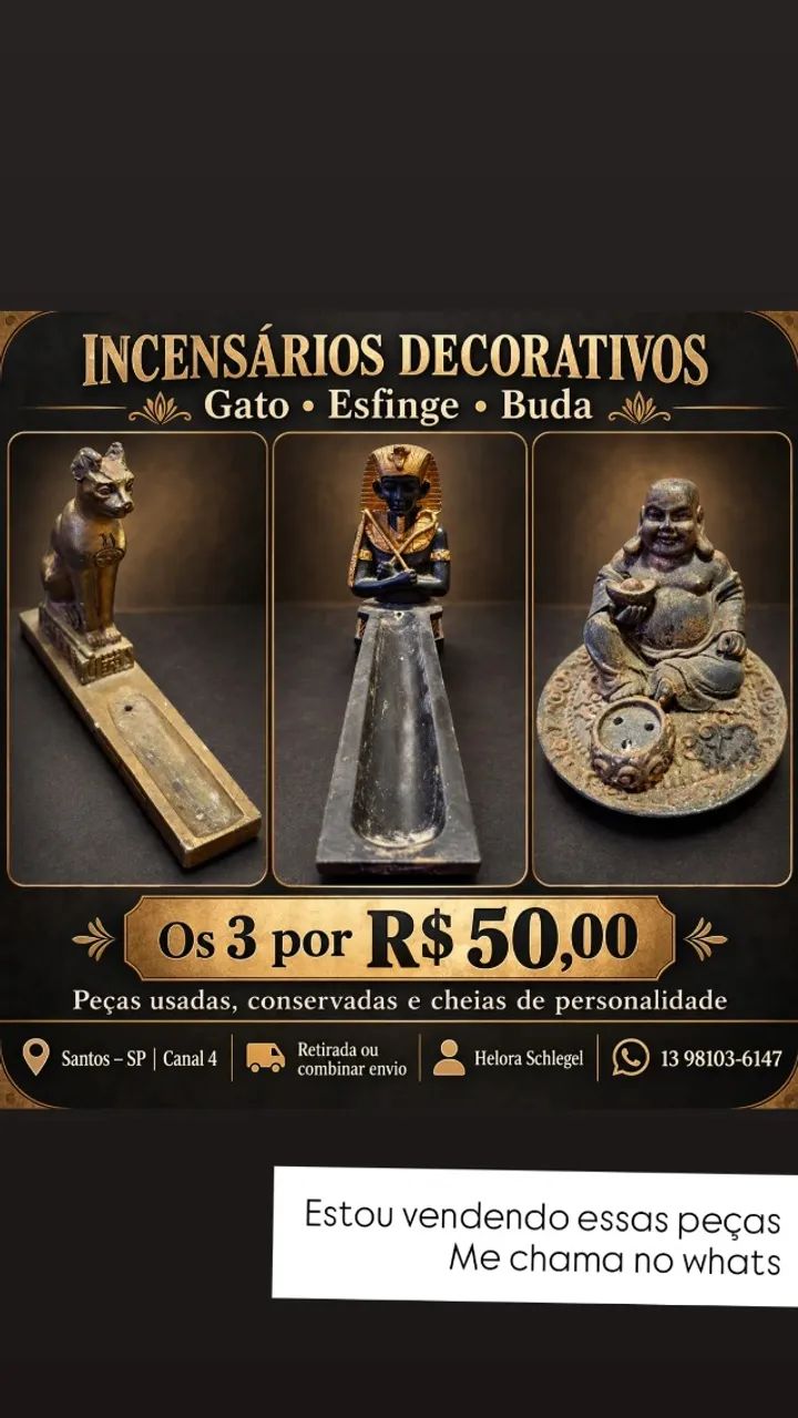 Incensários modelos