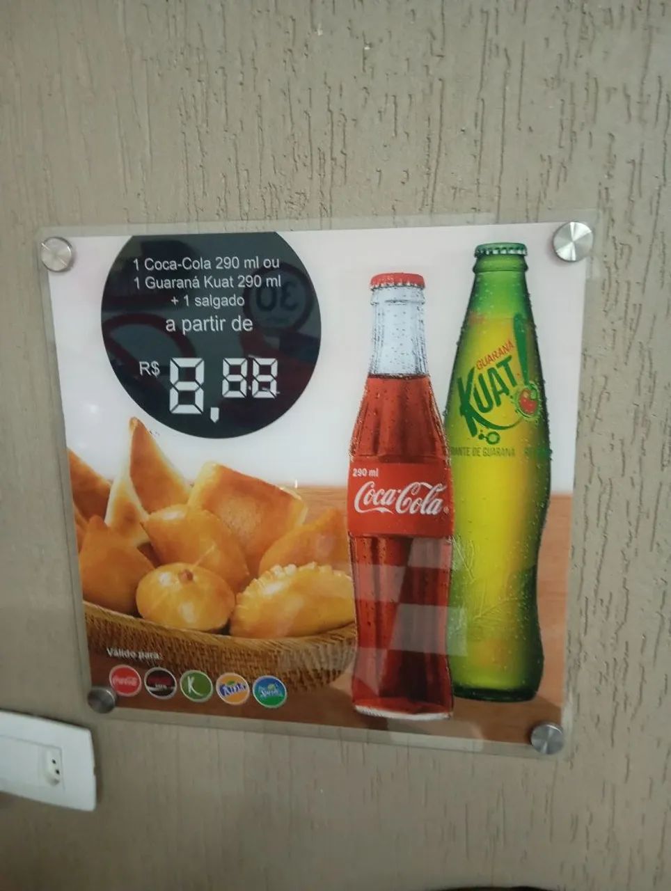 Placa Coca cola e kuat  - Foto 3