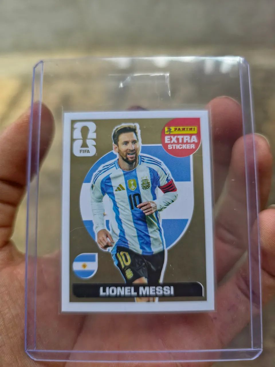 FIGURINHA LEGEND MESSI DOURADO - Foto 3