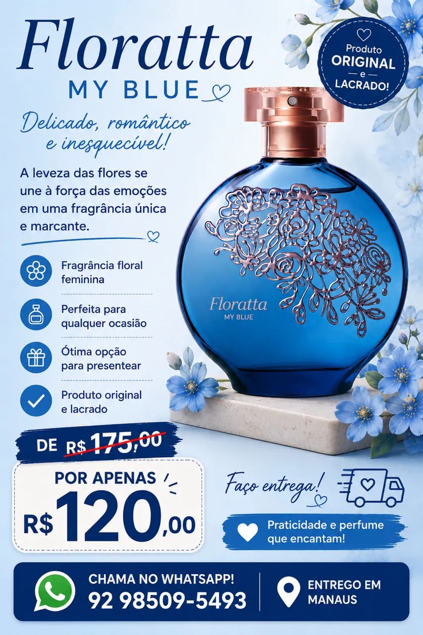FLORATTA MY BLUE - O BOTICÁRIO
