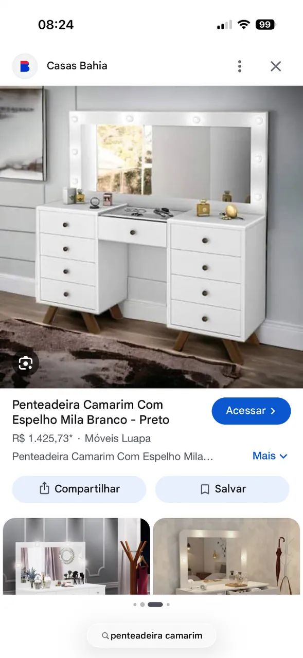 Penteadeira Camarim Mila - Foto 5