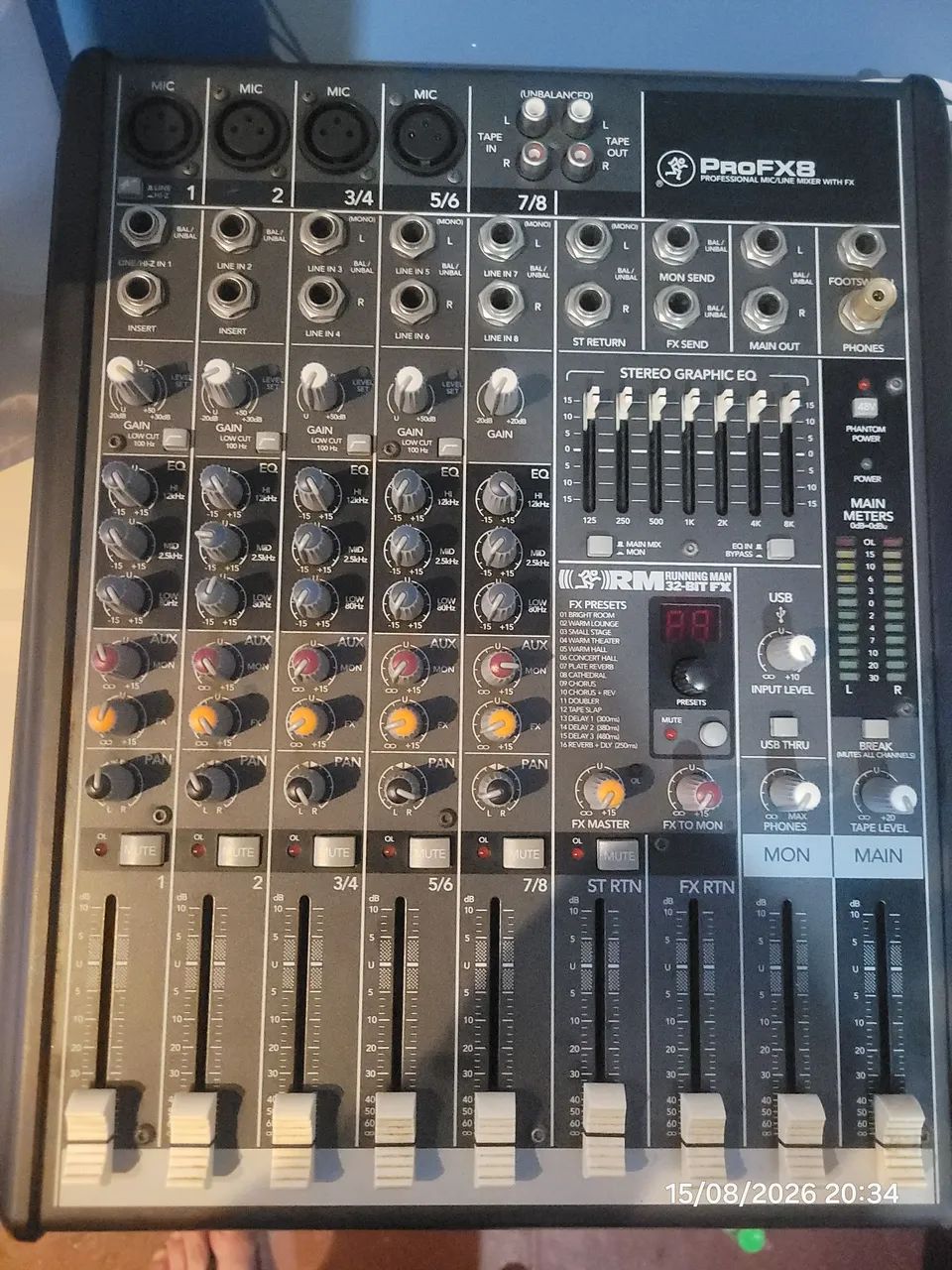 MESA DE SOM Mackie Profx8 - Foto 3