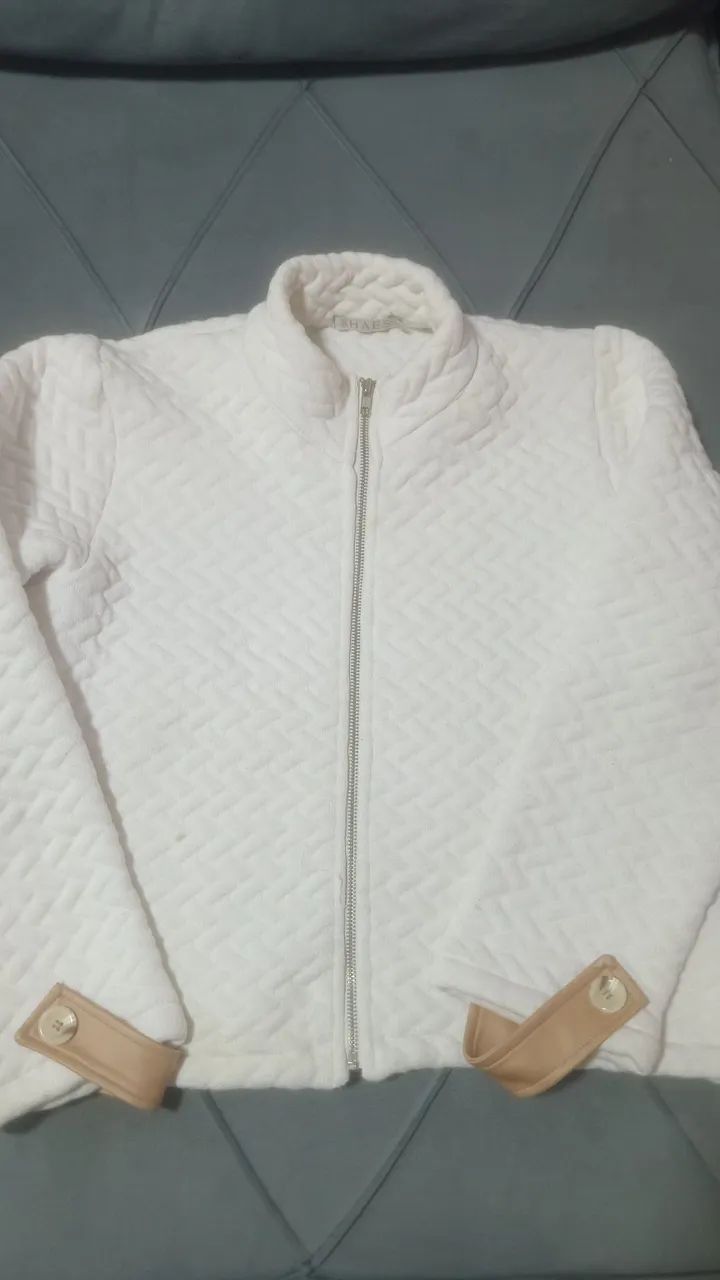 casaco feminino branco - Foto 2