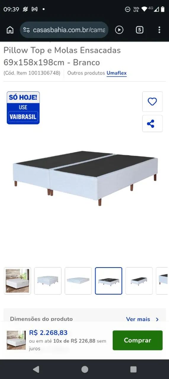 Base cama queen