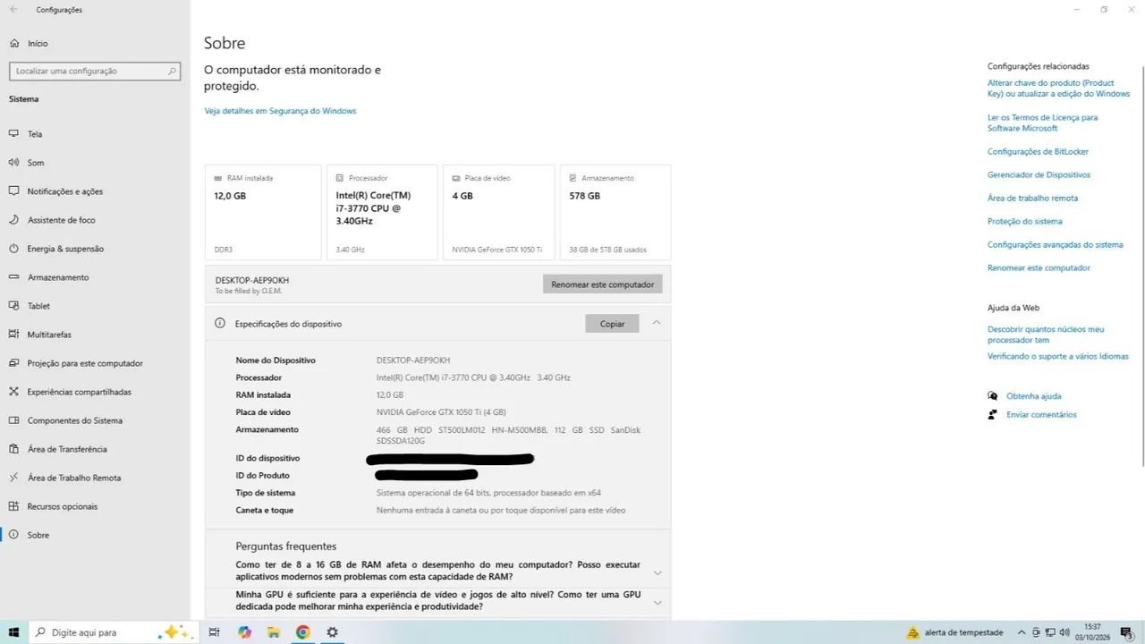 Computador Desktop para jogos e trabalho. - Foto 5