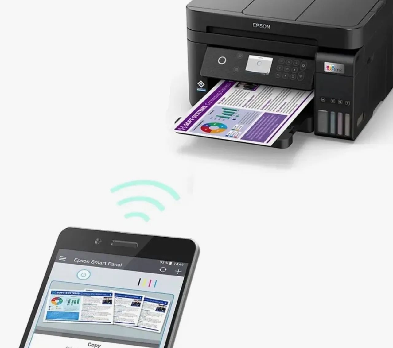 Impressora Multifuncional Epson Ecotank L6270 - Foto 2