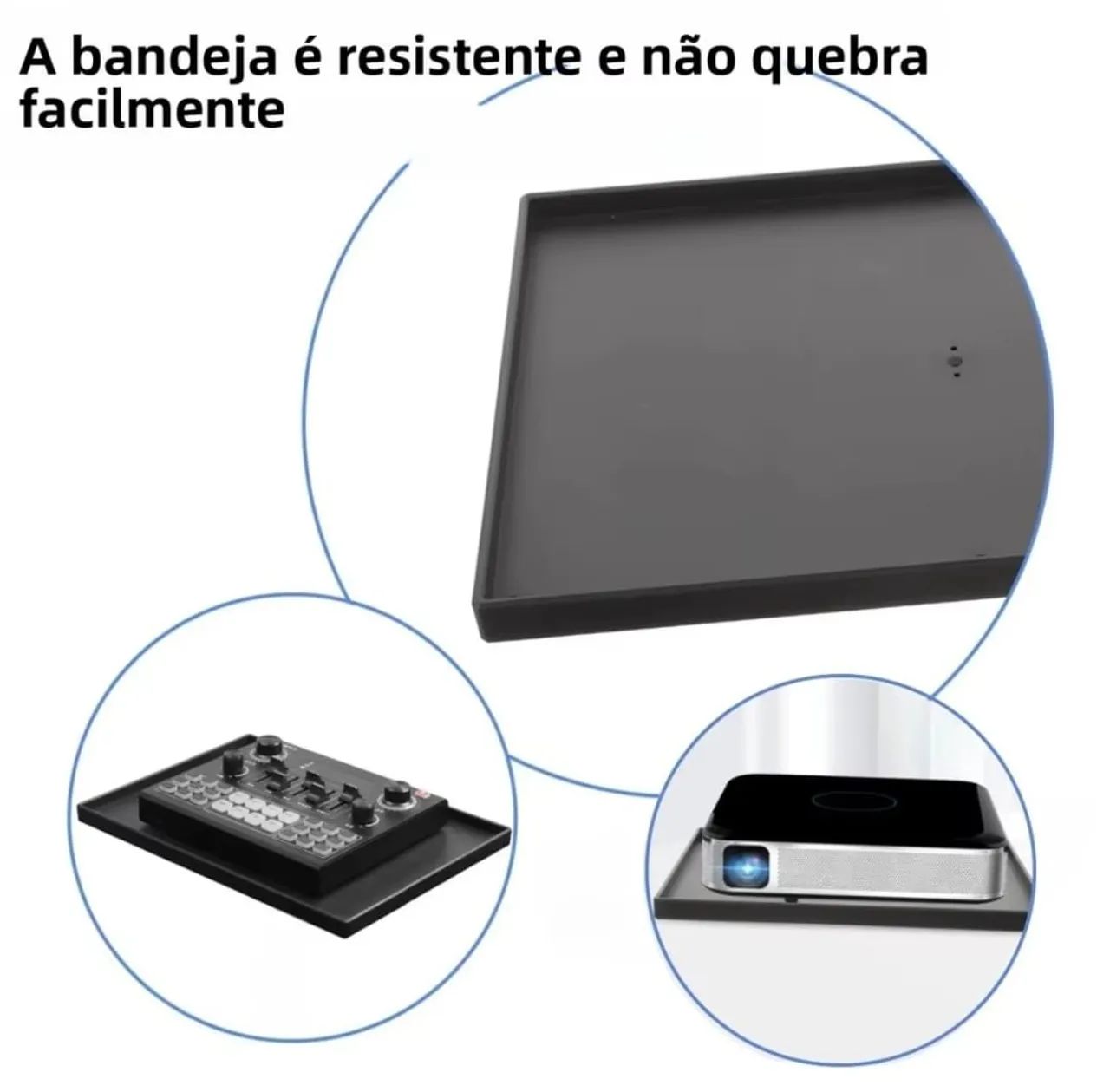 Bandeja para tripé, acessórios, projetores - Foto 2