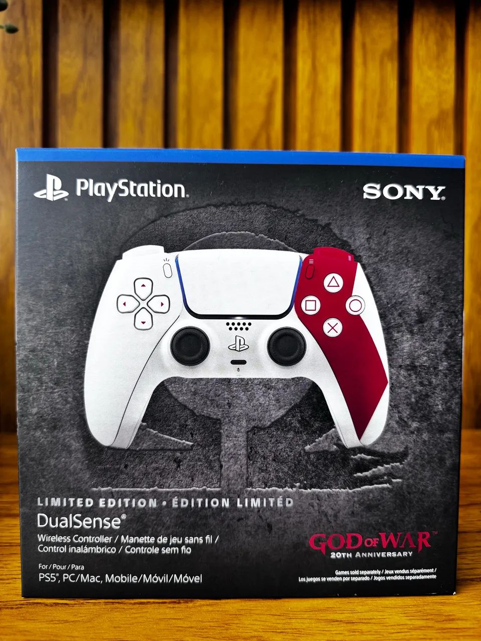 Controle Edição Limitada God Of War 20 Th Anniversary