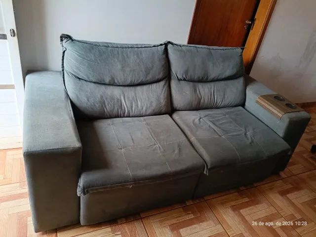 Sofá de dois lugares em bom estado - Foto 3