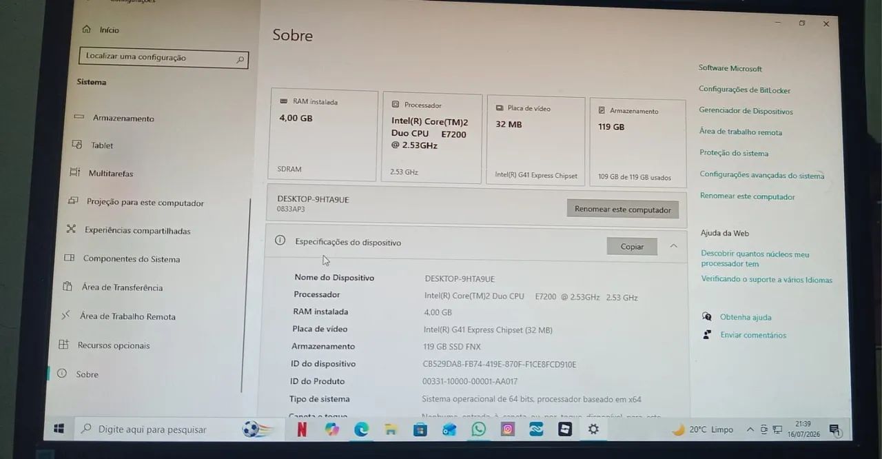 Computador completo , para estudar ou trabalho  - Foto 2