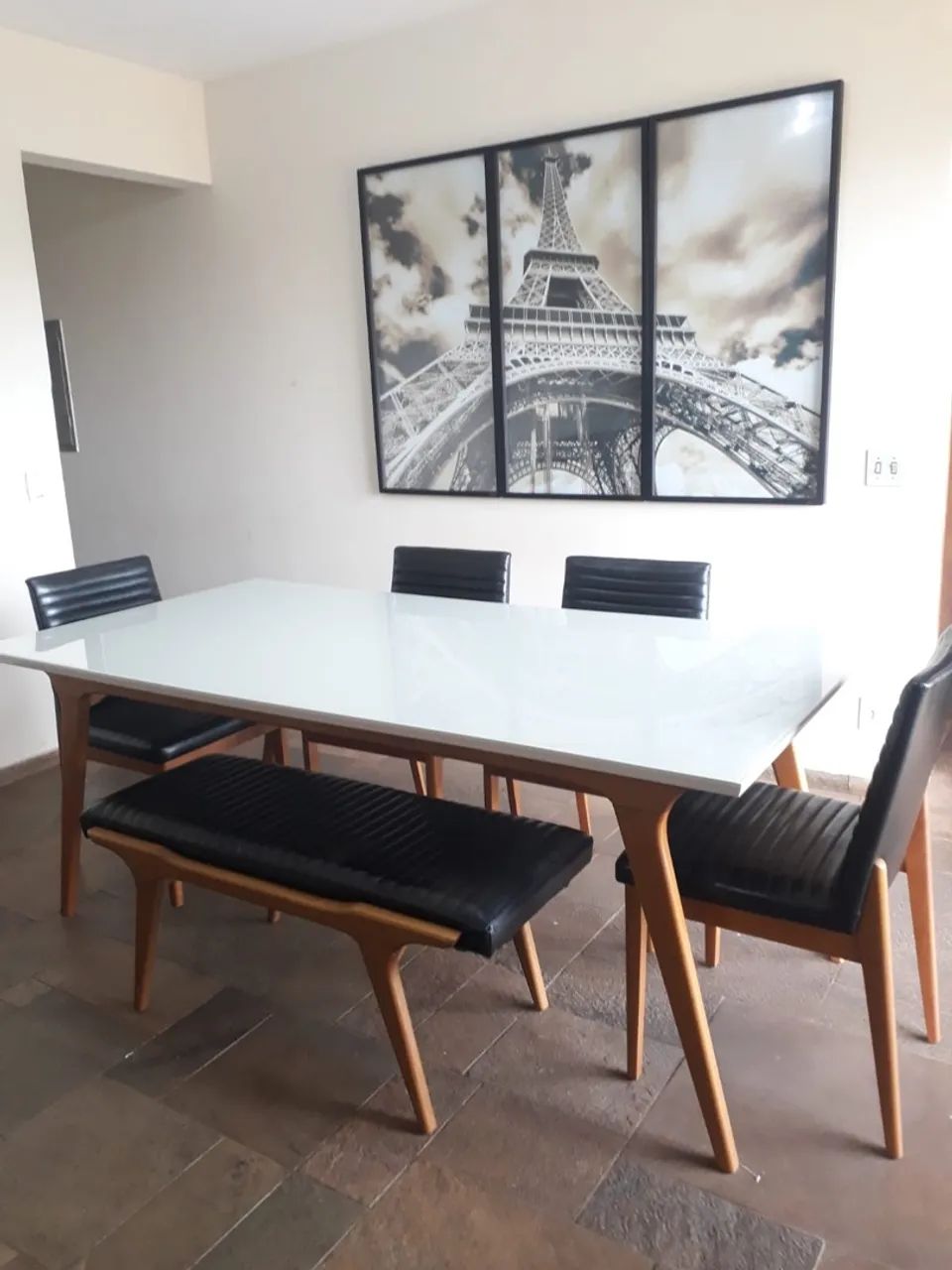 Conjunto mesa de jantar com 6 lugares  - Foto 2
