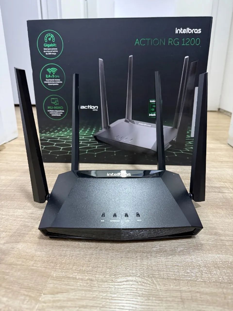 Roteador Wi-Fi Intelbras Action RG1200 - Foto 4