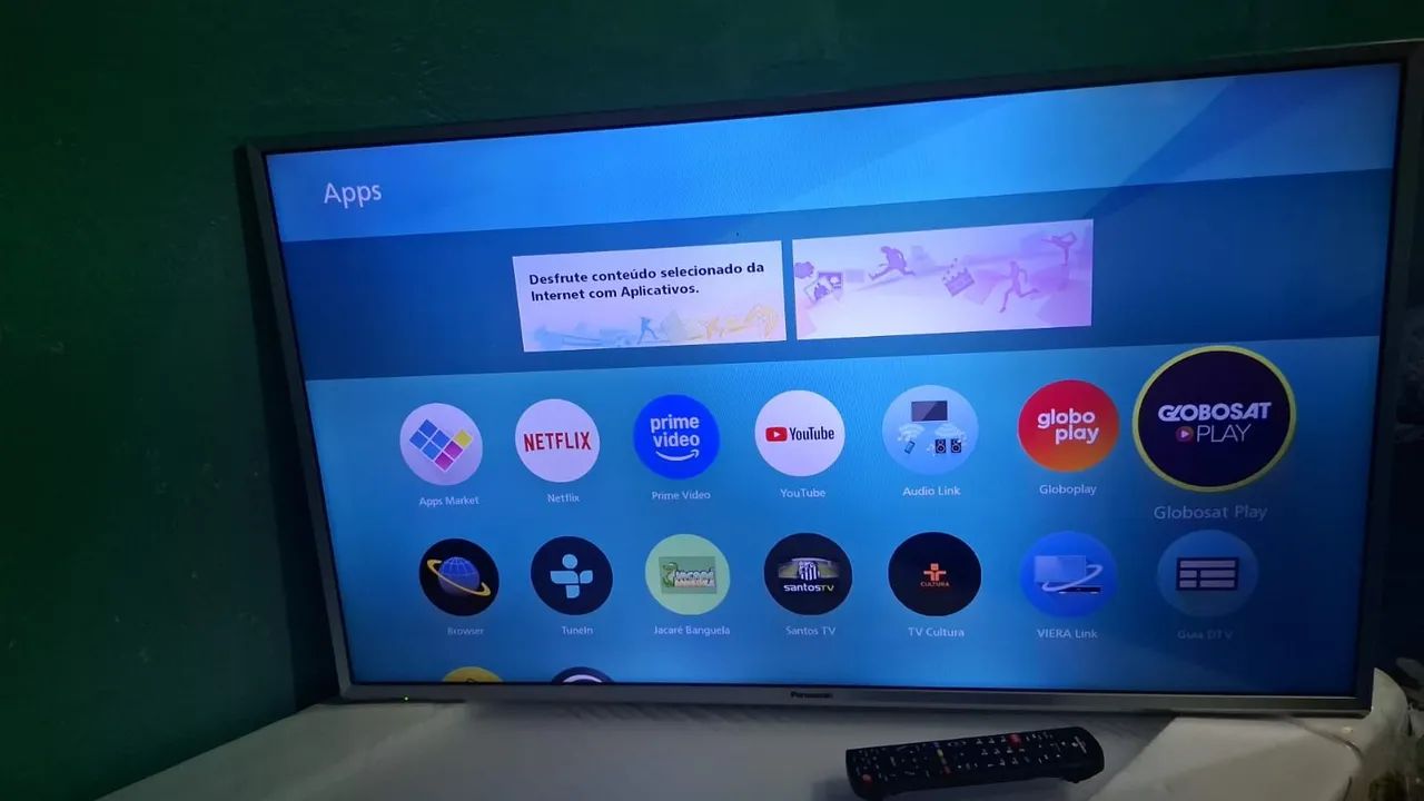 Tv smart Panasonic 43 polegadas com suporte de parede faço entrega  - Foto 2