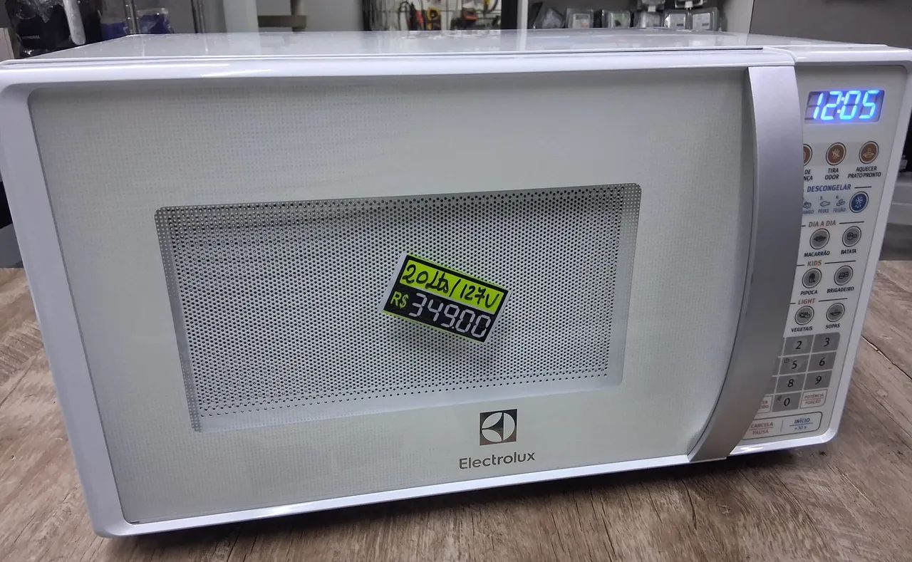 MICRO-ONDAS ELECTROLUX USADO 20LTS 127V $349 COM GARANTIA 