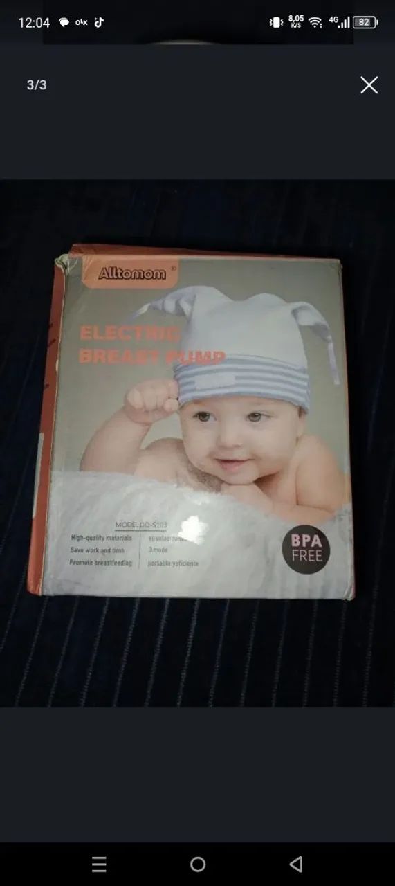 Bomba de tira leite elétrica 