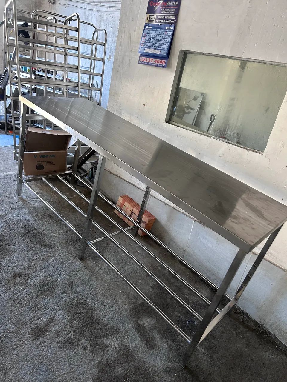  Balcão de inox para cozinha de restaurante  - Foto 3
