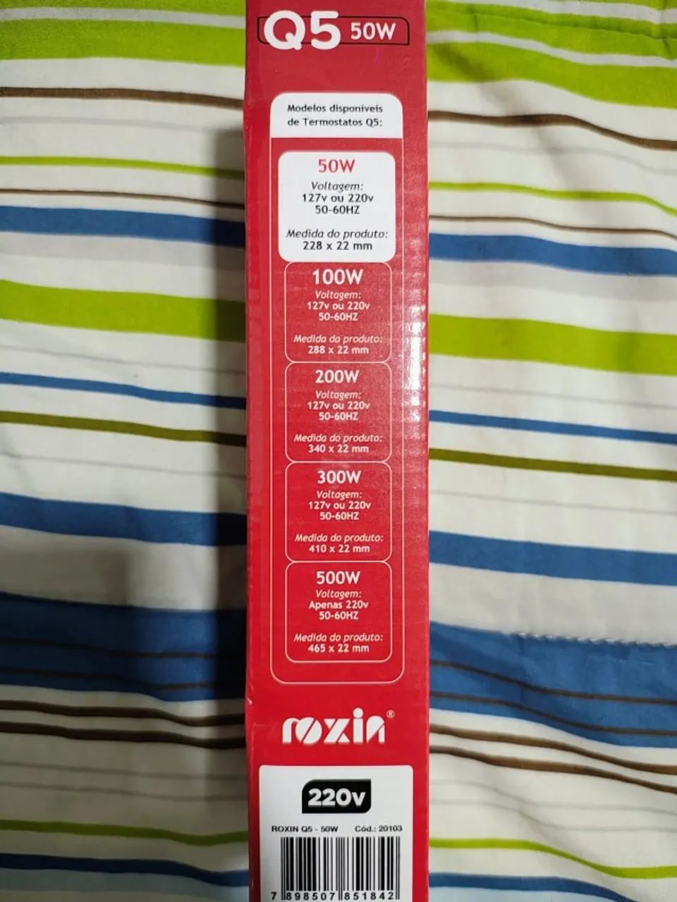 Termostato aquario com aquecedor liga desliga automatico Roxin Q5 50W - Foto 2