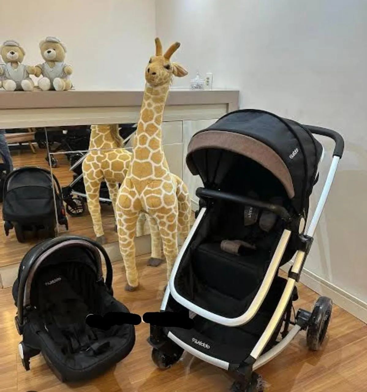 Carrinho Moisés Com Bebê Conforto 
