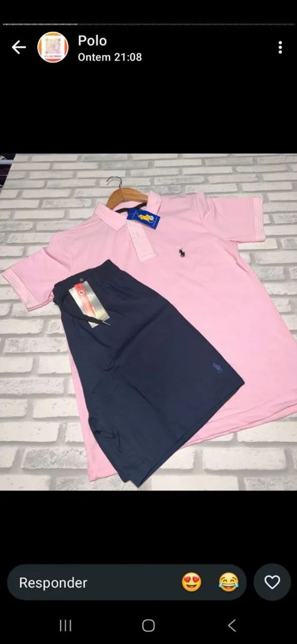 conjunto short e blusa gola polo  - Foto 5