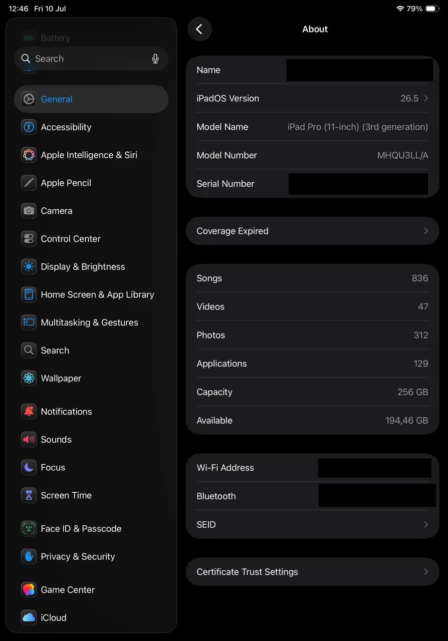 iPad Pro 11 polegadas 256Gb 3ª geração (M1) Cinza Espacial - Foto 3