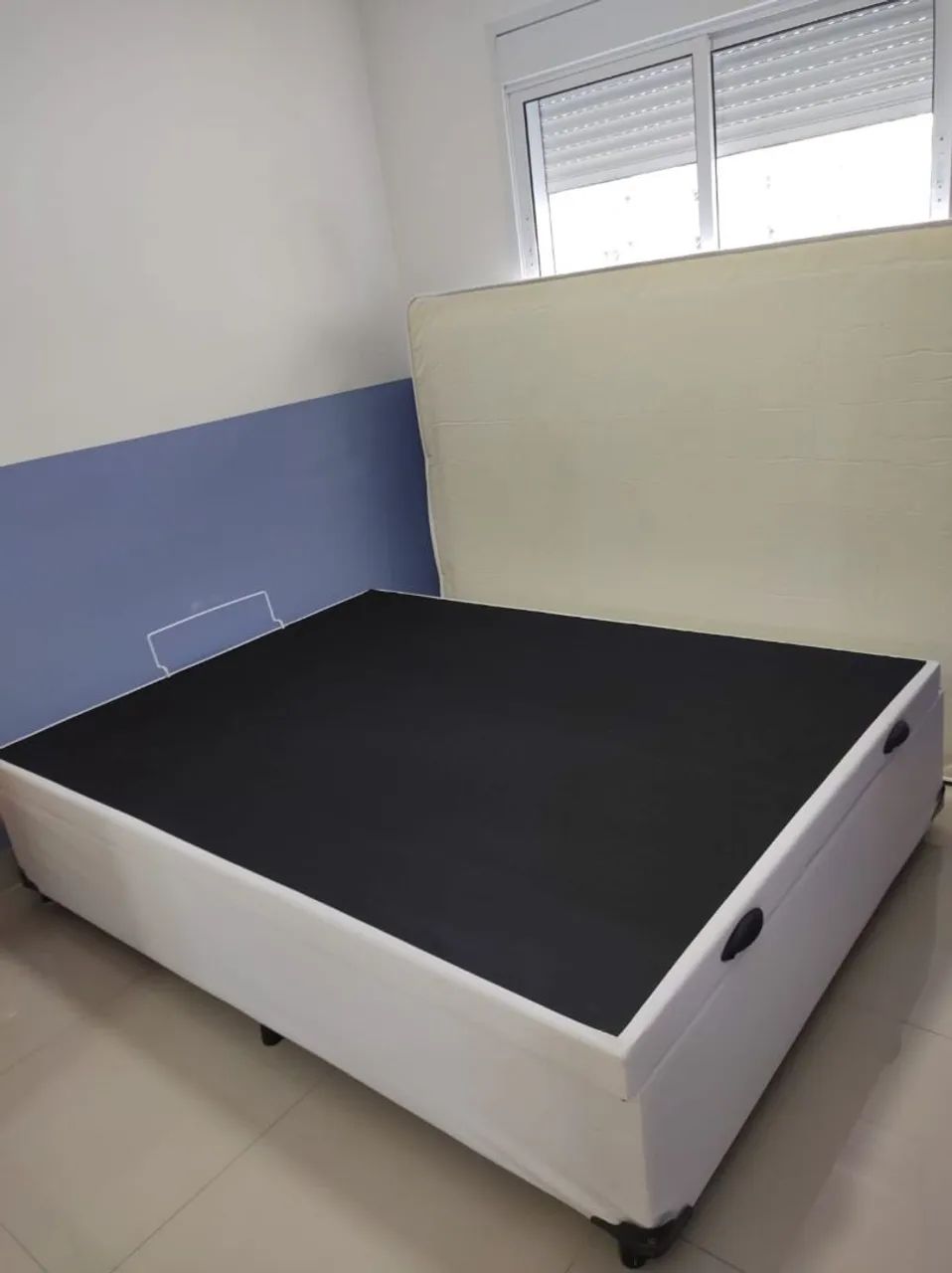 Cama Box Baú Casal + Colchão 