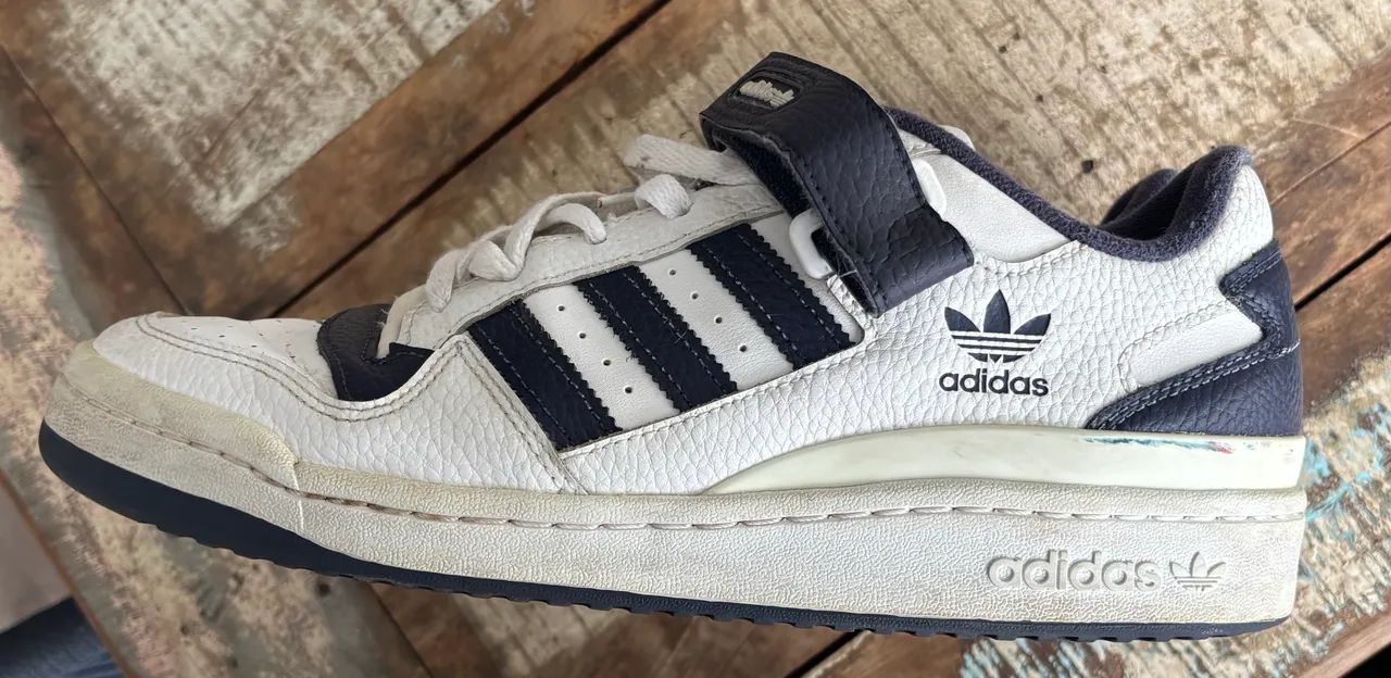 Adidas Forum Low White Shadow Navy 42 - Foto 4