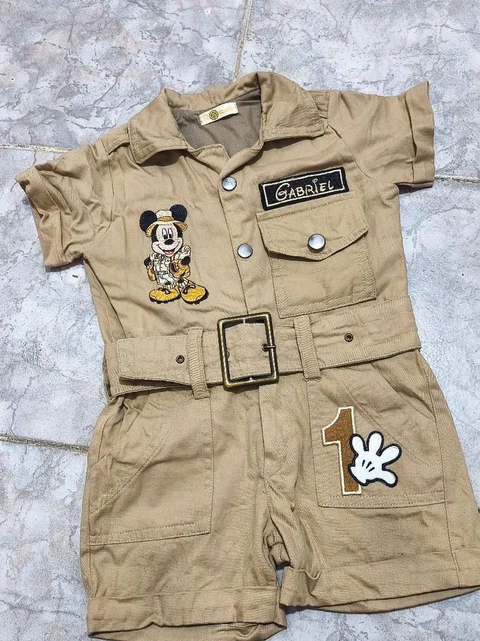 Roupa Mickey Safari Personalizada - Foto 2